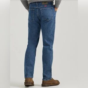 Wrangler mens jeans straight regular seat & thigh 32 x 32 5 start regular  new